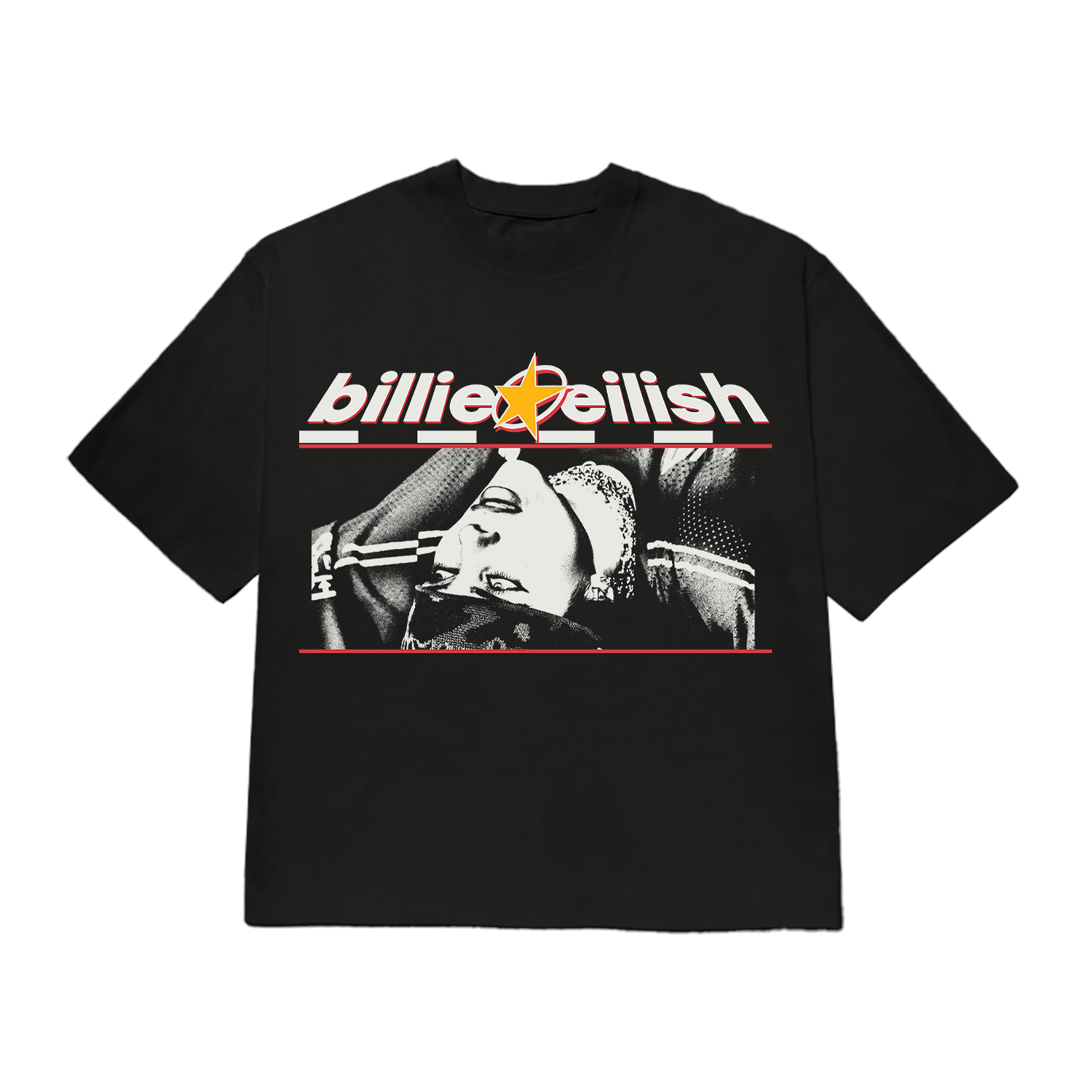 Billie Upside Down Live in 3D T-Shirt - Universal Music Nordics