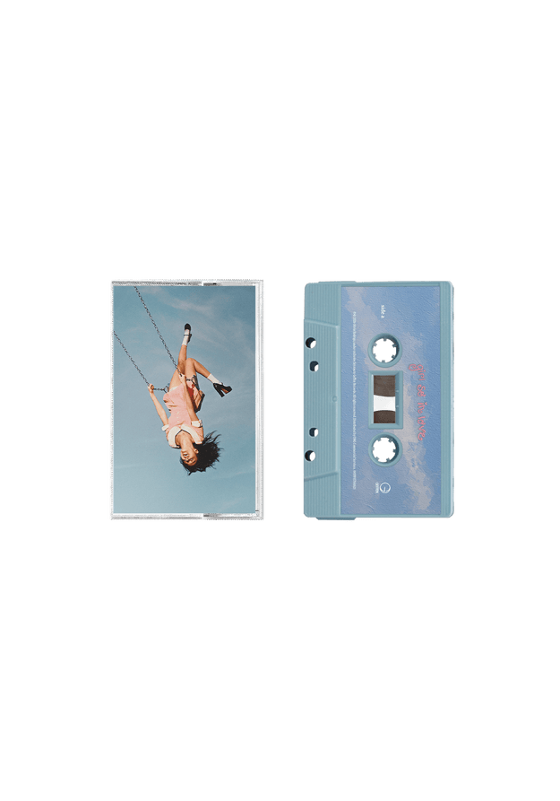 you seem pretty sad for a girl so in love - exclusive baby blue cassette + signed art card