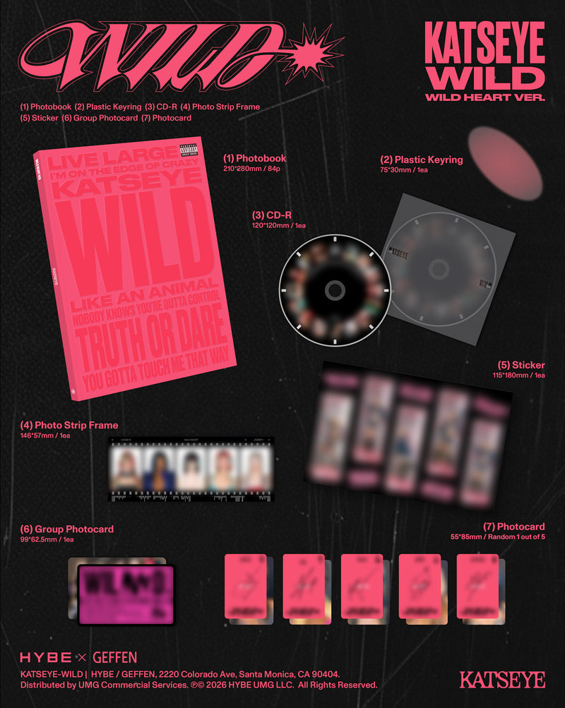 WILD (Wild Heart ver.) - Official Store Exclusive CD + Signed Art Card