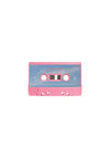 you seem pretty sad for a girl so in love - baby pink cassette + signed art card