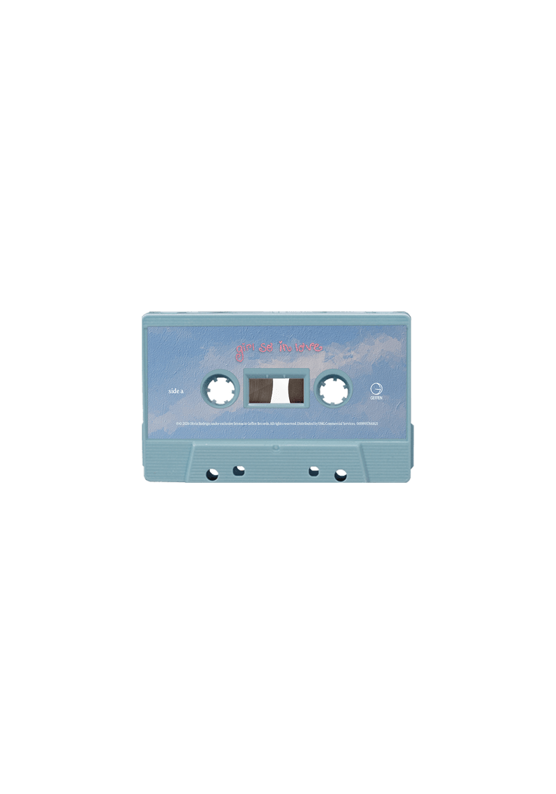 you seem pretty sad for a girl so in love - exclusive baby blue cassette + signed art card