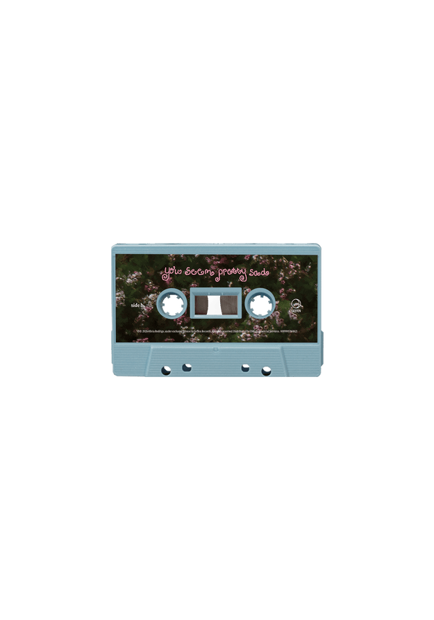 you seem pretty sad for a girl so in love - exclusive baby blue cassette + signed art card