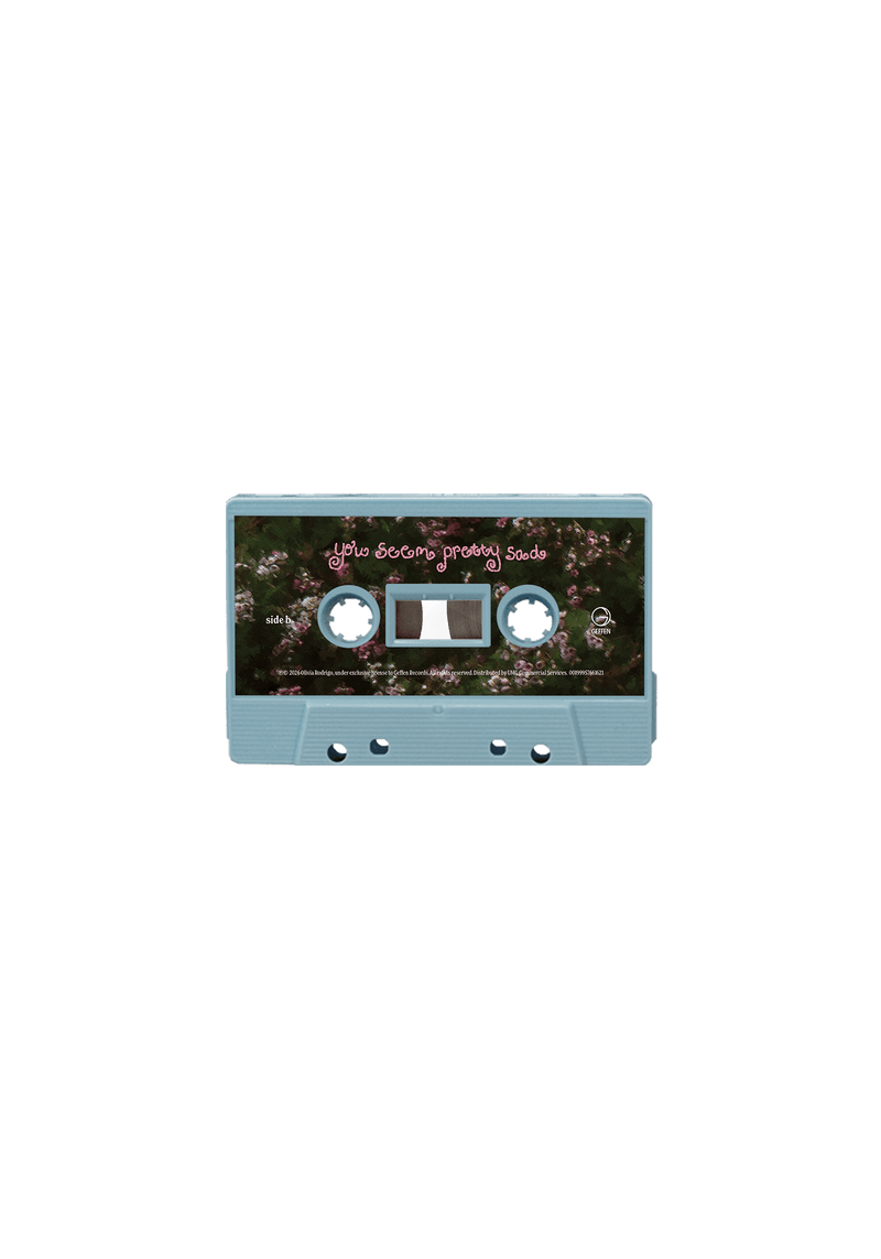 you seem pretty sad for a girl so in love - exclusive baby blue cassette + signed art card