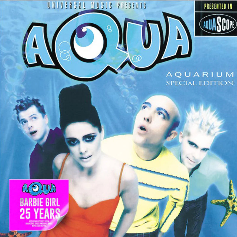 Aquarium (25th Anniversary White Vinyl + Stickers + Tattoos), LP