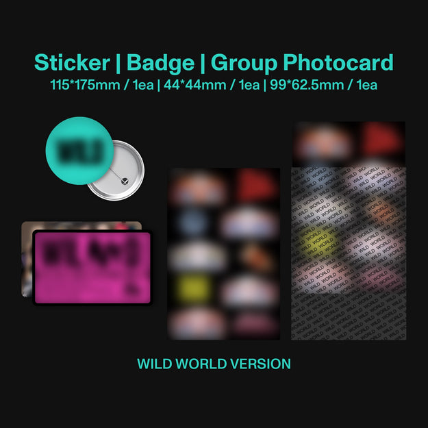 WILD (Wild World ver.) - Official Store Exclusive CD + Signed Art Card