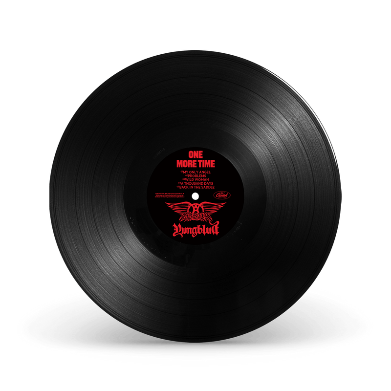 Aerosmith & YUNGBLUD - One More Time - Black Vinyl + Signed Art Card