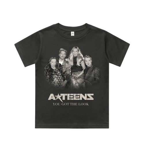 A*teens "You Got The Look" - Kids Tee Black