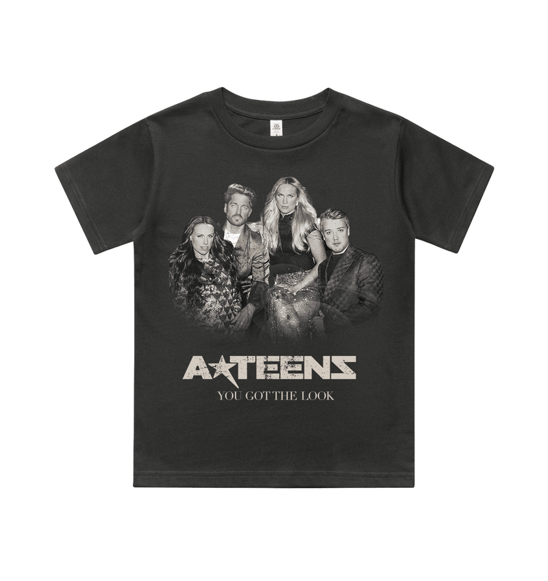 A*teens "You Got The Look" - Kids Tee Black