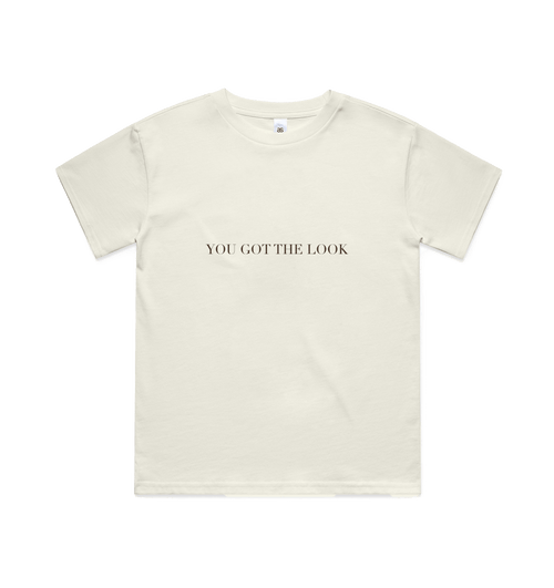 A*teens "You Got The Look" - Kids Tee Ecru