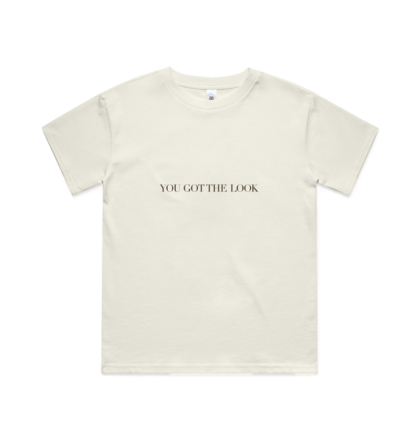 A*teens "You Got The Look" - Kids Tee Ecru
