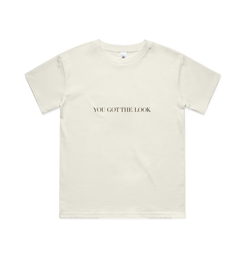 A*teens "You Got The Look" - Kids Tee Ecru