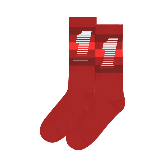 Billie Race 1 Red Socks