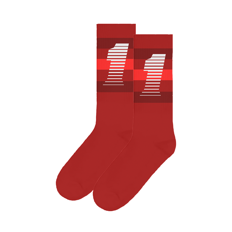 Billie Race 1 Red Socks