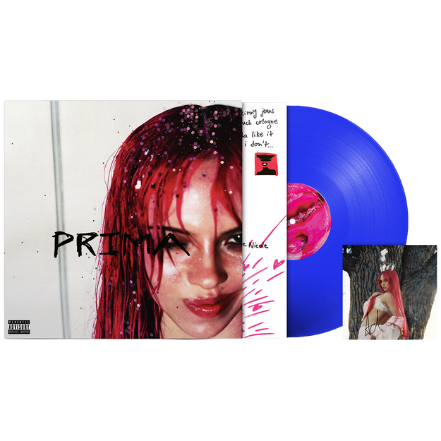 PRIMA -  Electric Blue Vinyl + Signed art card