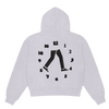 Chuck Grey Zip Up Hoodie