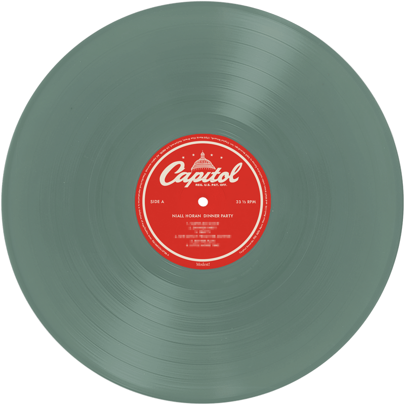 Dinner Party - Olive Vinyl + Signed Art Card
