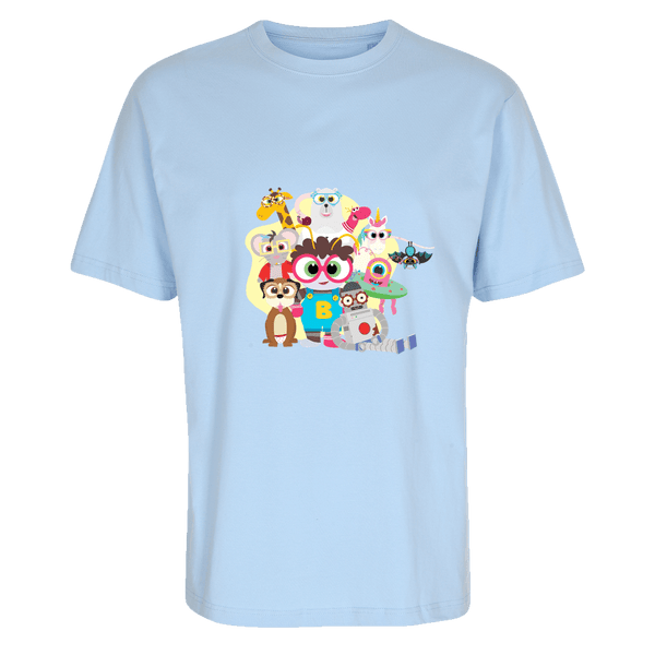 evenDYR t-shirt lyseblå