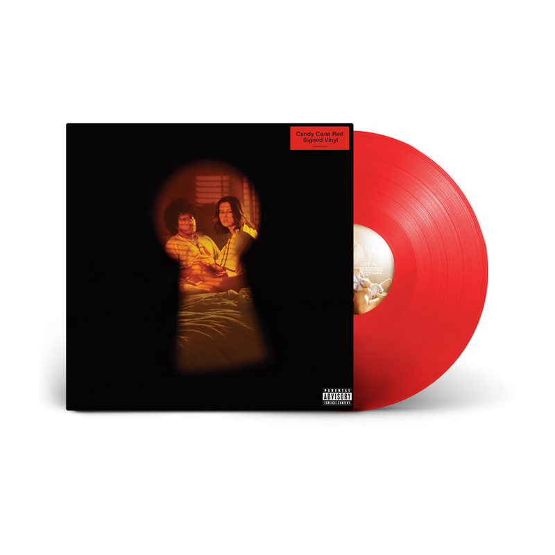 I SAID I LOVE YOU FIRST - Standard Candy Cane Red Vinyl + Signed Artcard