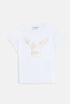 JUICY X TESSA CAPPED BABY SLEEVE TSHIRT