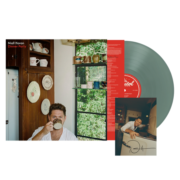 Dinner Party - Olive Vinyl + Signed Art Card