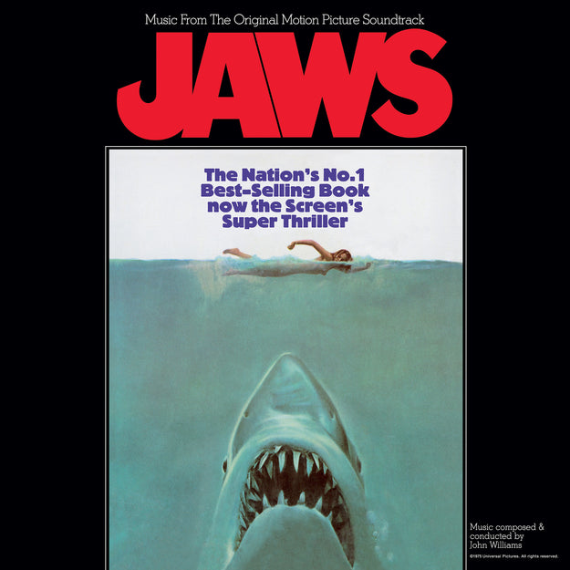John Williams - Jaws (Music From The Original Motion Picture Soundtrack) - "Blood in the Water" Blue + Red Splatter LP