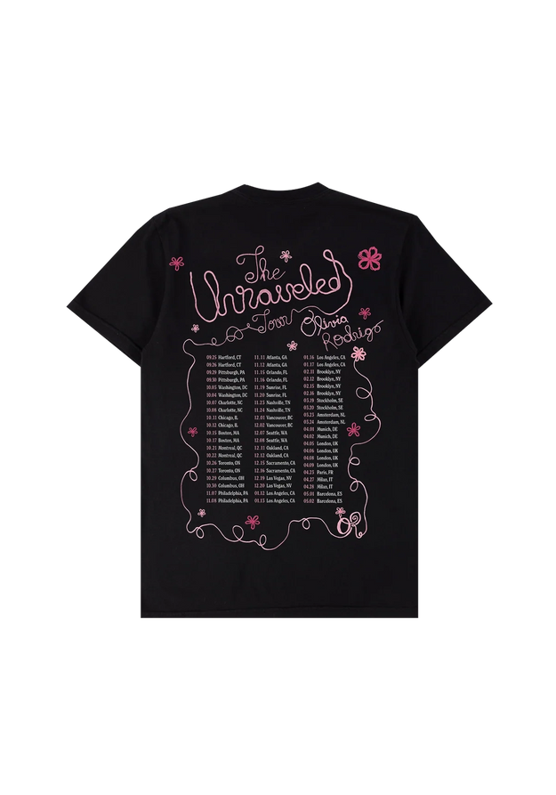 the unraveled tour t-shirt