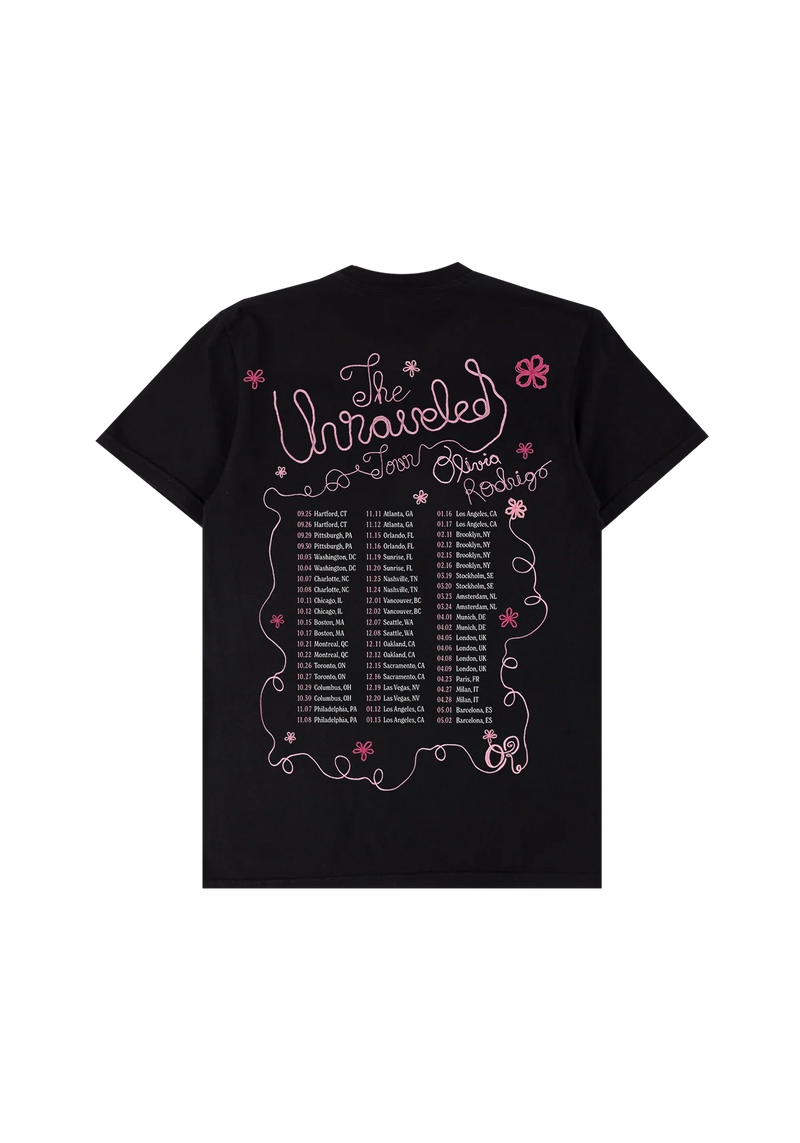 the unraveled tour t-shirt