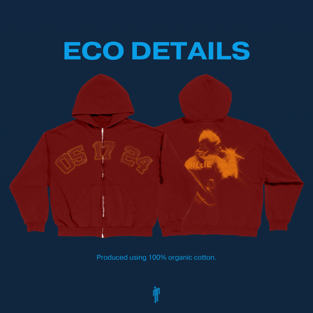 On The Mic Red Zip Hoodie