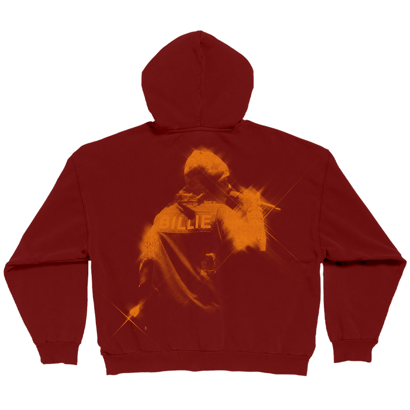 On The Mic Red Zip Hoodie