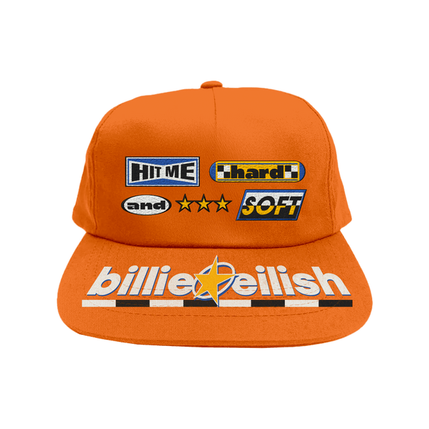 Orange HIT ME HARD AND SOFT Snapback