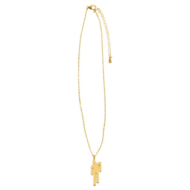 Gold Blohsh Pennant Necklace