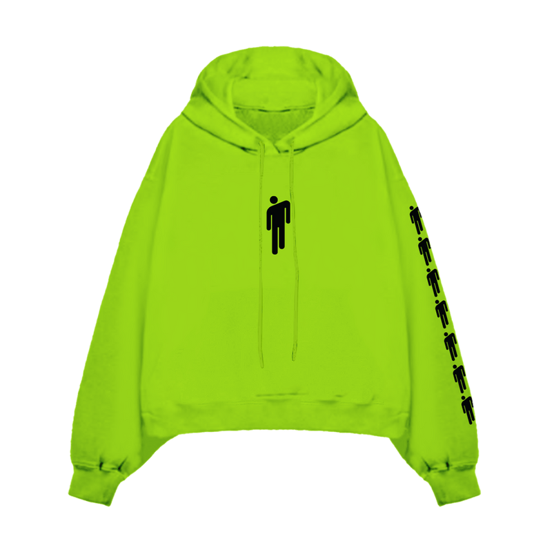Hanging Blohsh Green Hoodie