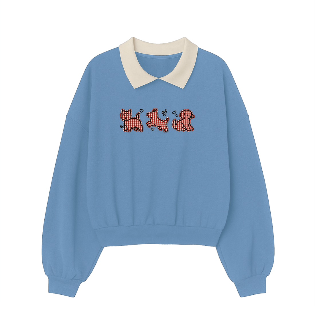 Man's Best Friend Collared Fleece Long Sleeve