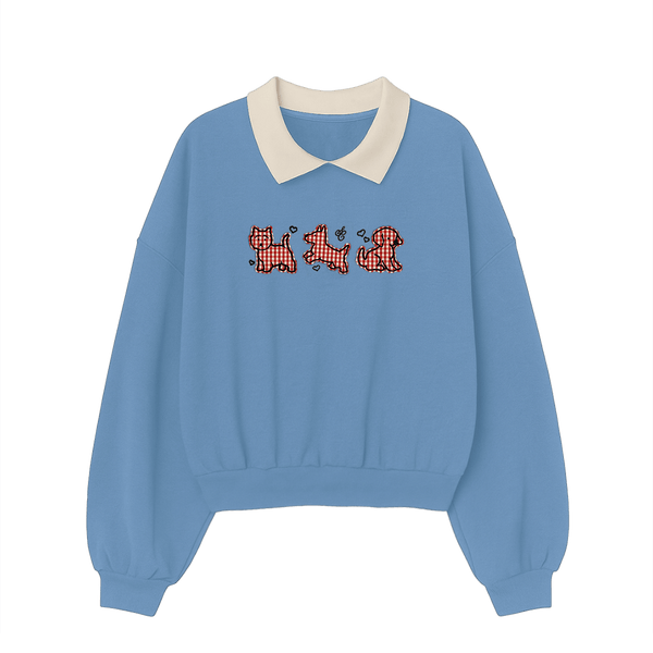 Man's Best Friend Collared Fleece Long Sleeve