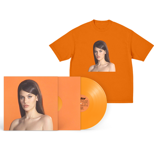 Visitor Tangerine Vinyl + Visitor Cover Tee