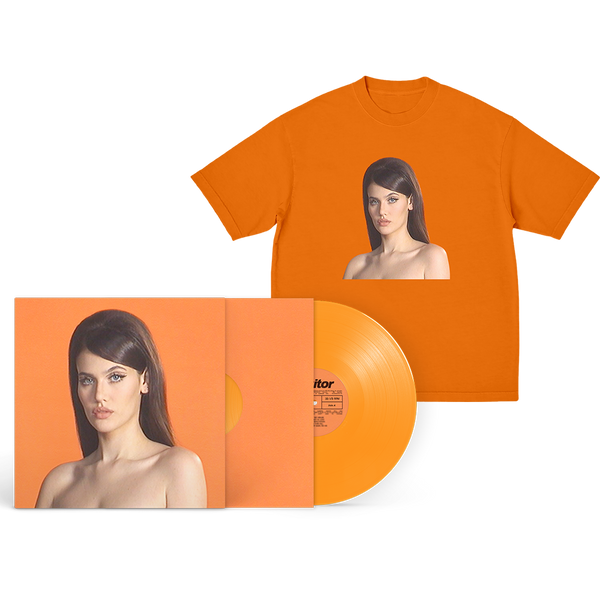 Visitor Tangerine Vinyl + Visitor Cover Tee