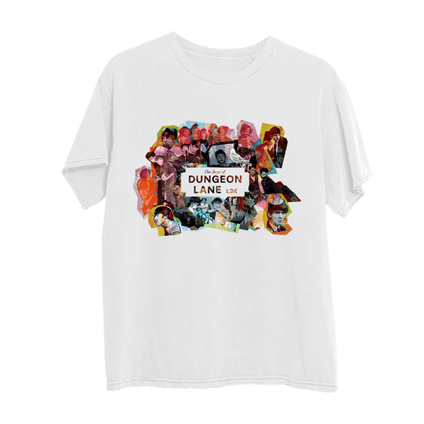 The Boys of Dungeon Lane Collage White T-Shirt