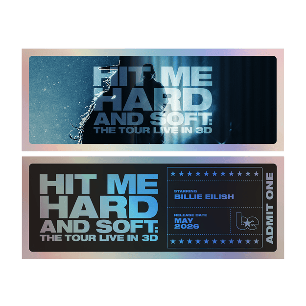 Live in 3D Commemorative Movie Ticket