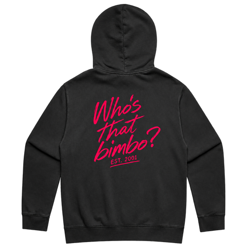 Who's That Bimbo Washed Hoodie