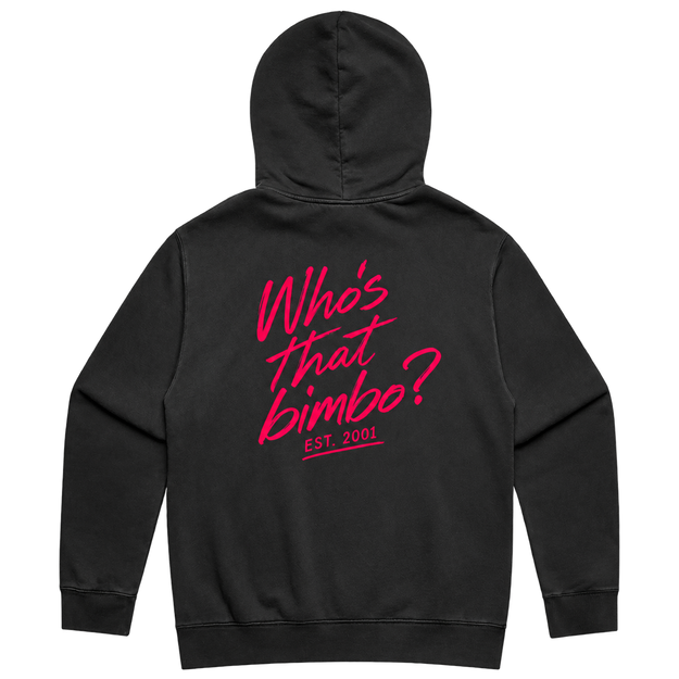 Who's That Bimbo Washed Hoodie