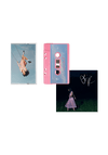 you seem pretty sad for a girl so in love - baby pink cassette + signed art card