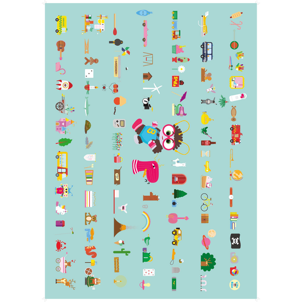 Grøn element plakat