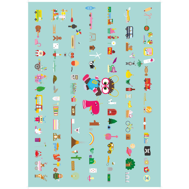 Grøn element plakat