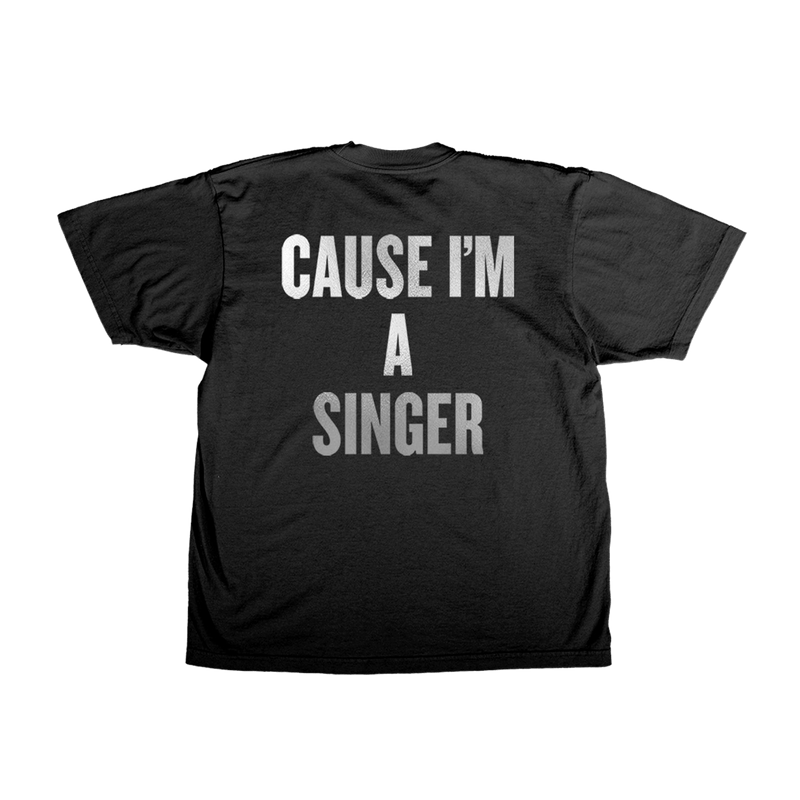I'm working late black t-shirt