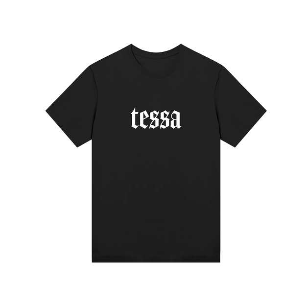 Tessa logo tee, black