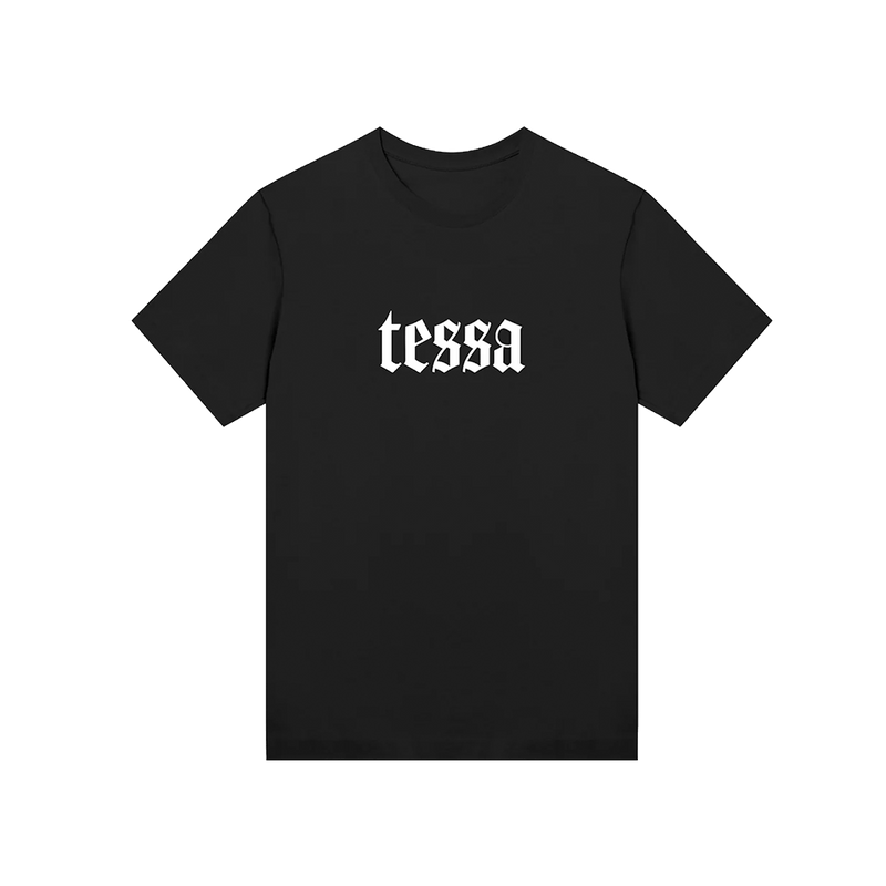 Tessa logo tee, black